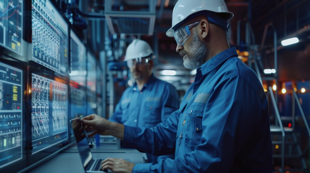 Alarm Management Solution, Designed by Magnific. https://www.magnific.com/free-ai-image/portrait-engineers-work-hours-job-site_210193586.htm#fromView=serie&page=1&position=8