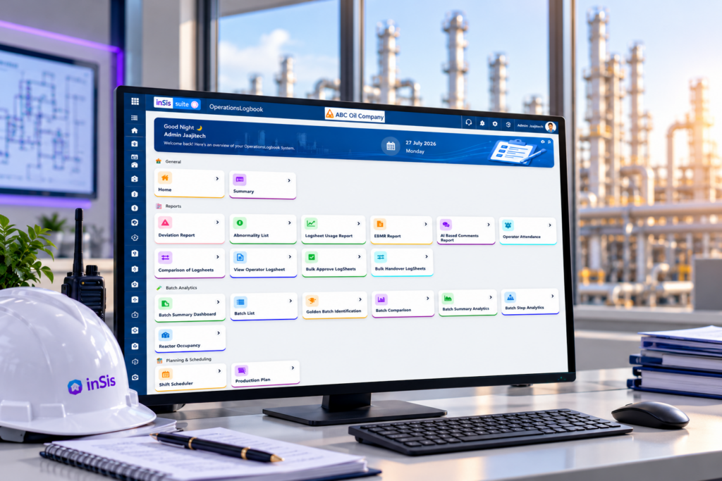 Digital Operational Logbook Solution for Specialty Chemical Manufacturing